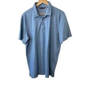 Travis Matthew Light Blue Short Sleeve Polo Shirt Men's XL Pima Cotton Blend
